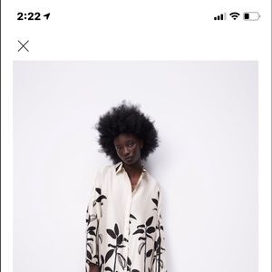 Printed Oversize Dress